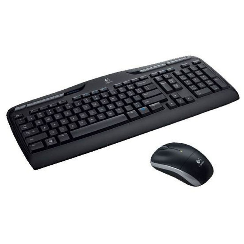 Tastiera Logitech Wireless Combo MK330 Nero QWERTY Qwerty US Tastiera Logitech Wireless Combo MK330 Nero QWERTY Qwerty US