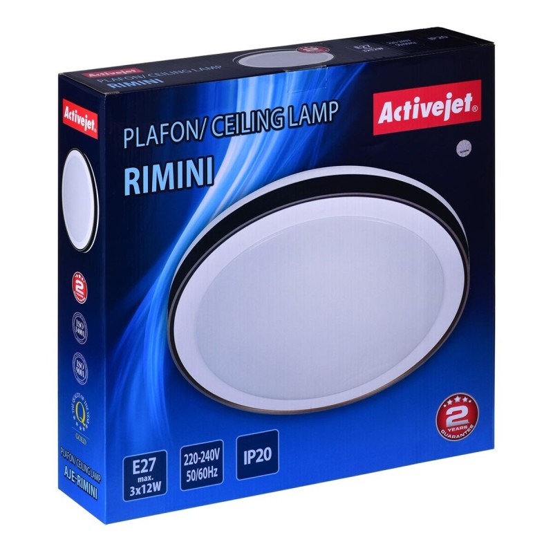 Lampadario Activejet AJE-RIMINI Bianco Nero 12 W Lampadario Activejet AJE-RIMINI Bianco Nero 12 W