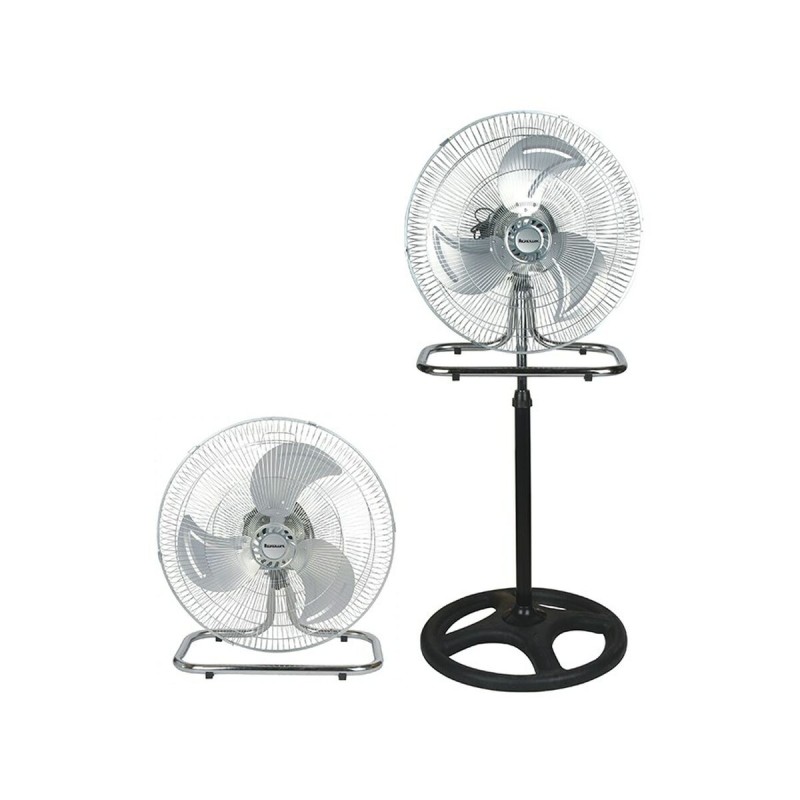 Ventilatore a Piantana Ravanson WT-7046 Nero Acciaio 80 W Ventilatore a Piantana Ravanson WT-7046 Nero Acciaio 80 W