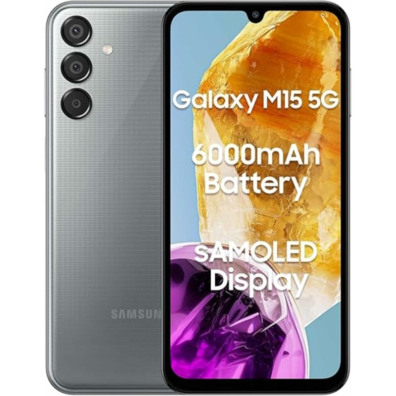Smartphone Samsung SM-M156BZAUEUE 6,5" 4 GB RAM 128 GB Grigio Smartphone Samsung SM-M156BZAUEUE 6,5" 4 GB RAM 128 GB Grigio