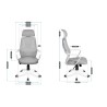 Sedia da Ufficio Mark Adler MA-Manager 2.8 Bianco Grigio