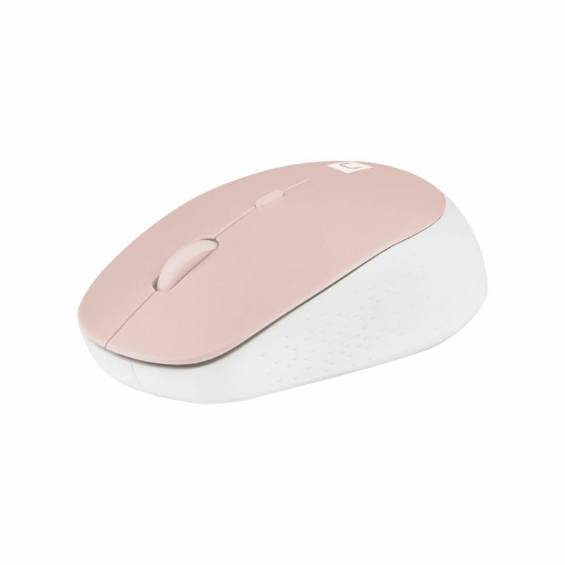 Mouse senza Fili Natec Harrier 2 Bianco Rosa 1600 dpi Mouse senza Fili Natec Harrier 2 Bianco Rosa 1600 dpi