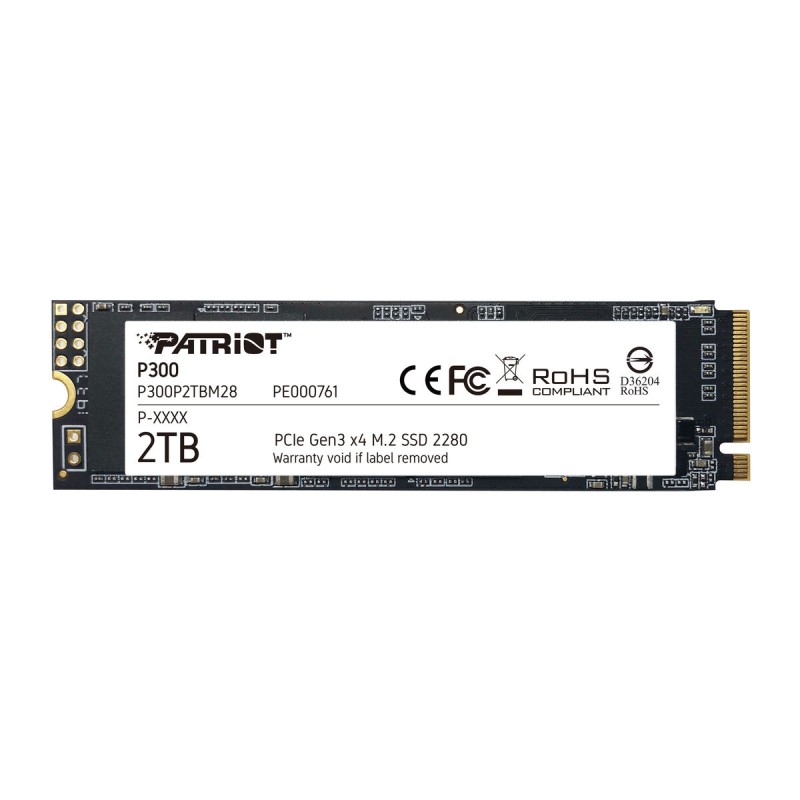 Hard Disk Patriot Memory P300 2 TB 2 TB SSD Hard Disk Patriot Memory P300 2 TB 2 TB SSD