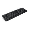 Tastiera e Mouse Ibox OFFICE KIT II Nero Monocromatica Inglese QWERTY