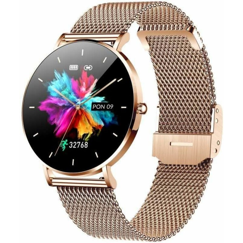 Smartwatch Manta Alexa SWU501GD Rosa Dorato Oro Rosa 1,32" Smartwatch Manta Alexa SWU501GD Rosa Dorato Oro Rosa 1,32"