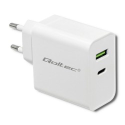 Caricabatterie da Parete Qoltec 51718 Bianco 45 W (1 Unità)