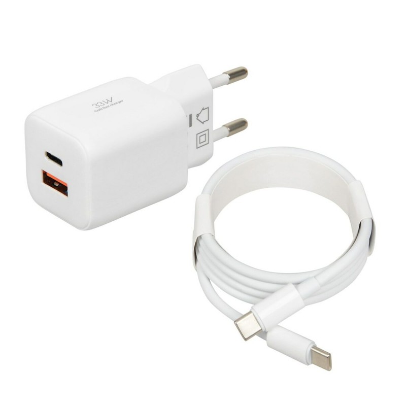 Caricabatterie da Parete Ibox ILUC42W Bianco 33 W (1 Unità) Caricabatterie da Parete Ibox ILUC42W Bianco 33 W (1 Unità)