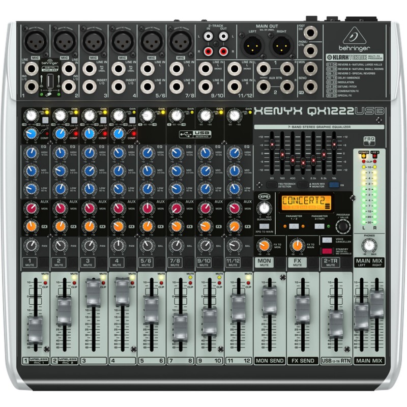 Miscelatore Behringer QX1222USB 16 Miscelatore Behringer QX1222USB 16