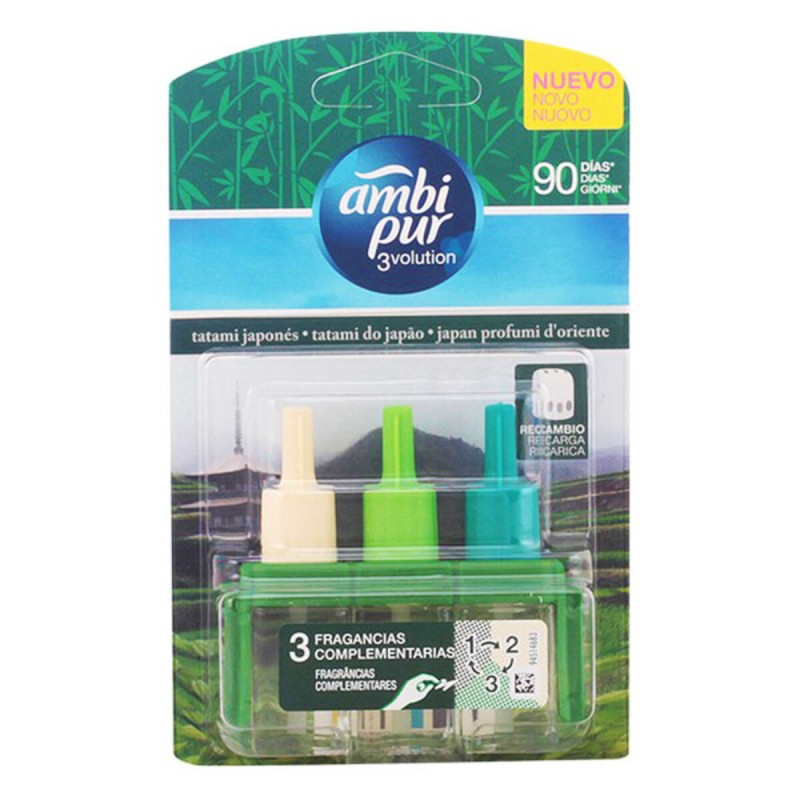 Ricariche Per Diffusore Elettrico Ambi Pur 3Volution Pavimento Tatami 20 ml Ricariche Per Diffusore Elettrico Ambi Pur 3Volution Pavimento Tatami 20 ml