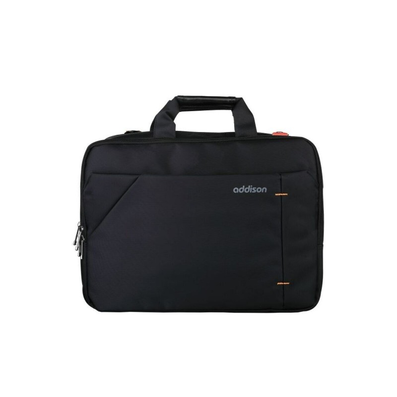Valigetta per Portatile Addison 305014 Nero Monocromatica Valigetta per Portatile Addison 305014 Nero Monocromatica