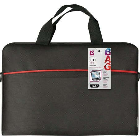 Valigetta per Portatile Defender Lite Nero Oro Monocromatica 15,6''