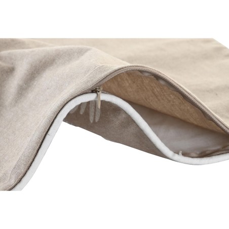 Fodera per cuscino DKD Home Decor Fogli Marrone 50 x 1 x 50 cm