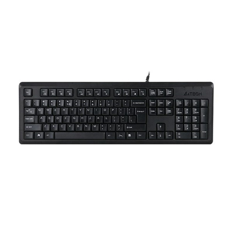 Tastiera A4 Tech KR-92 Nero Monocromatica Inglese QWERTY Tastiera A4 Tech KR-92 Nero Monocromatica Inglese QWERTY