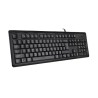Tastiera A4 Tech KR-92 Nero Monocromatica Inglese QWERTY