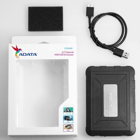 Scatola Esterna Adata ED600 Nero 2,5"