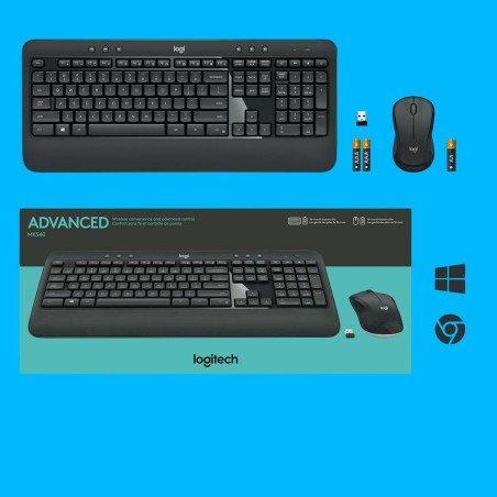 Tastiera e Mouse Logitech 920-008685 Nero Qwerty US