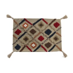 Fodera per cuscino DKD Home Decor 60 x 1 x 40 cm Multicolore Frange