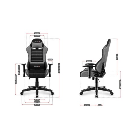 Sedia Gaming Huzaro HZ-Ranger 6.0 Grey Mesh Nero/Grigio