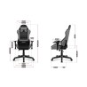 Sedia Gaming Huzaro HZ-Ranger 6.0 Grey Mesh Nero/Grigio