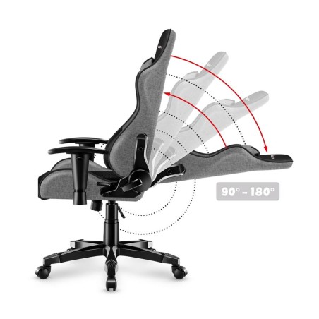 Sedia Gaming Huzaro HZ-Ranger 6.0 Grey Mesh Nero/Grigio