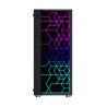 Case computer desktop ATX GEMBIRD Fornax 2500 ARGB Nero Multicolore