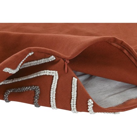 Fodera per cuscino DKD Home Decor Terracotta Geometrico 50 x 1 x 50 cm