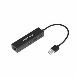 Hub USB Natec Dragonfly Nero (1 Unità)