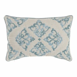 Fodera per cuscino DKD Home Decor 60 x 1 x 40 cm Azzurro Tradizionale
