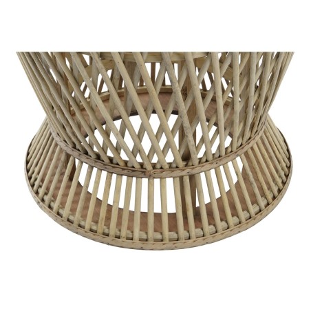 Tavolo aggiuntivo DKD Home Decor Marrone Chiaro Bambù 60 x 60 x 52 cm