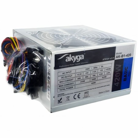 Fonte di Alimentazione Akyga AK-B1-420 420 W ATX RoHS CE REACH