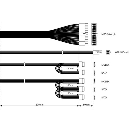 Fonte di Alimentazione Akyga AK-B1-420 420 W ATX RoHS CE REACH