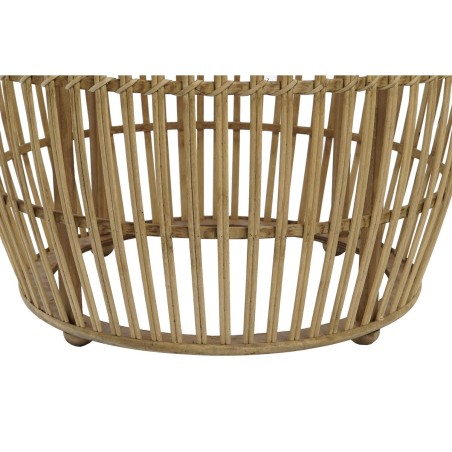 Set di 2 tavoli DKD Home Decor Marrone Chiaro 70 x 70 x 50 cm