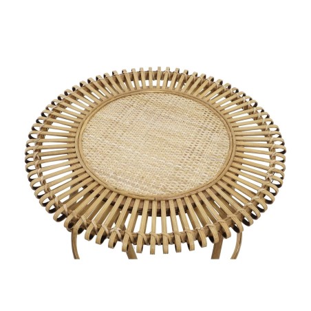 Set di 2 tavoli DKD Home Decor Marrone Chiaro 80 x 80 x 47 cm 80 x 80 x 45,5 cm