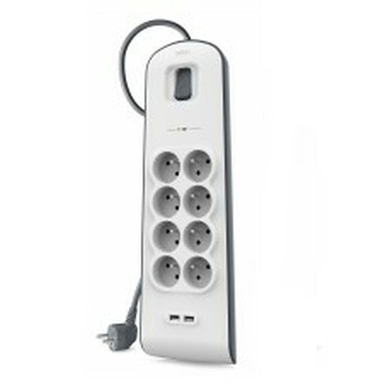 Multipresa 8 Prese con Interruttore Belkin BSV804ca2M (2 m) Multipresa 8 Prese con Interruttore Belkin BSV804ca2M (2 m)