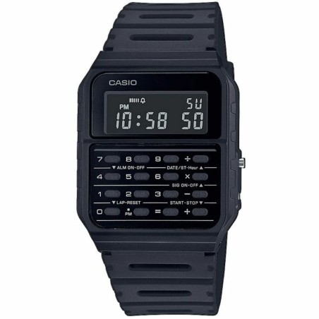 Orologio Unisex Casio CALCULATOR Nero