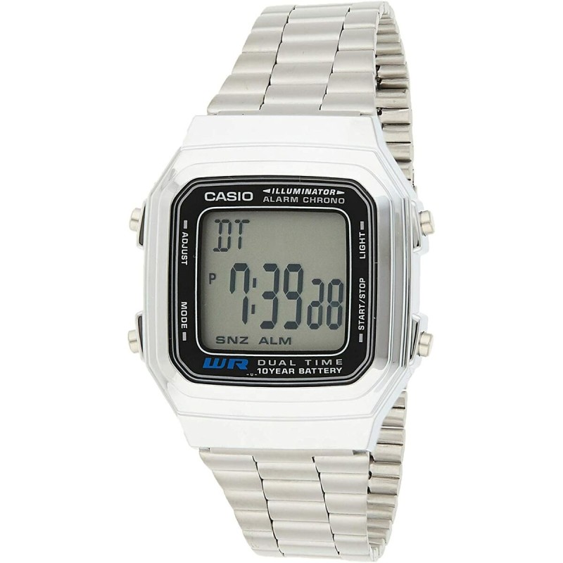 Orologio Unisex Casio VINTAGE Nero Argentato (Ø 32 mm) (Ø 34 mm) Orologio Unisex Casio VINTAGE Nero Argentato (Ø 32 mm) (Ø 34 mm)