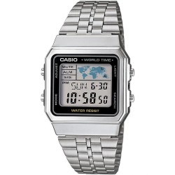 Orologio Unisex Casio VINTAGE Nero Argentato (Ø 34 mm)
