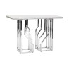Ingresso DKD Home Decor Bianco Argentato 120 x 40 x 78 cm