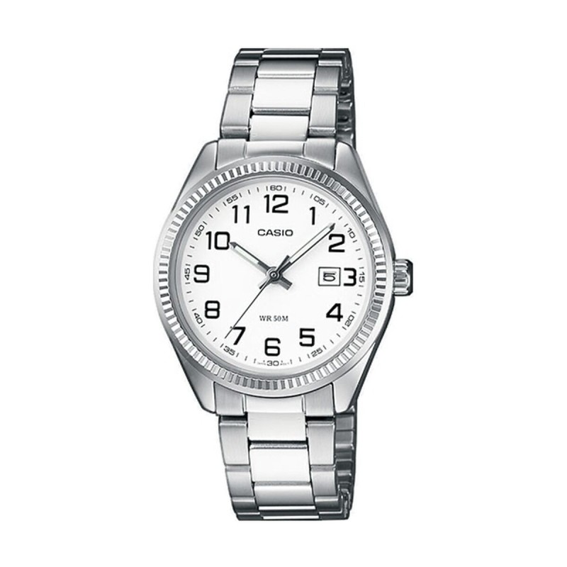Orologio Unisex Casio COLLECTION Bianco Argentato (Ø 30 mm) Orologio Unisex Casio COLLECTION Bianco Argentato (Ø 30 mm)