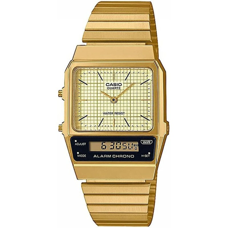Orologio Unisex Casio EDGY COLLECTION RETRO DIAL - GOLD (Ø 40 mm) Orologio Unisex Casio EDGY COLLECTION RETRO DIAL - GOLD (Ø 40 mm)