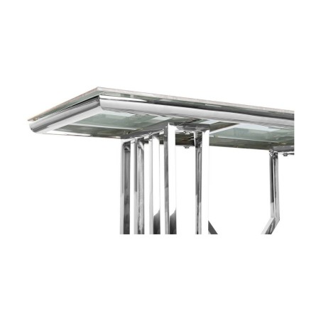 Ingresso DKD Home Decor Bianco Argentato 120 x 40 x 78 cm