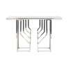 Ingresso DKD Home Decor Bianco Argentato 120 x 40 x 78 cm