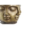 Vaso DKD Home Decor Dorato Legno Magnesio Rotondo Buddha Orientale 34 x 34 x 30 cm 30 x 34 x 30 cm