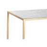Set di 2 tavoli DKD Home Decor Bianco Nero Dorato 100 x 28 x 80 cm