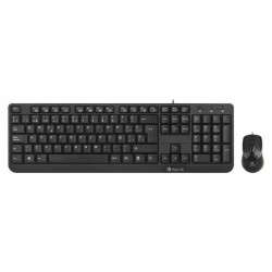 Tastiera e Mouse NGS Cocoa Kit Nero Qwerty in Spagnolo