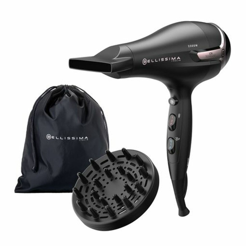 Phon Bellissima K9 2500DC Nero / Oro rosa 2300 W Phon Bellissima K9 2500DC Nero / Oro rosa 2300 W