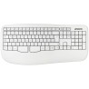 Tastiera Wireless Phoenix K201 Bianco Qwerty in Spagnolo