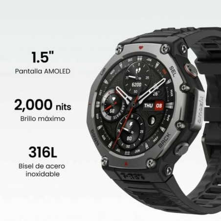 Smartwatch Amazfit W2323GL1N Nero 1,5"