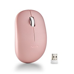 Mouse senza Fili NGS FOGPROPINK Rosa 1000 dpi (1 Unità)