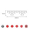 Tenda Luminosa LED EDM 71265 Icicle Easy-Connect 0,72 W 200 x 50 cm